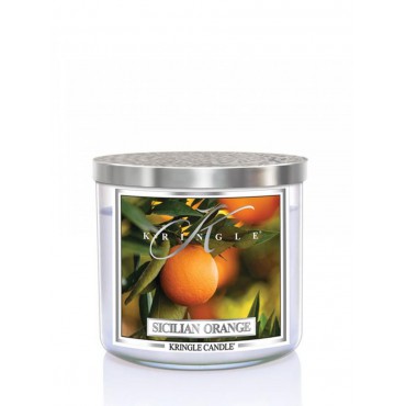 Becher Sizilianische Orange Kringle Kerze
