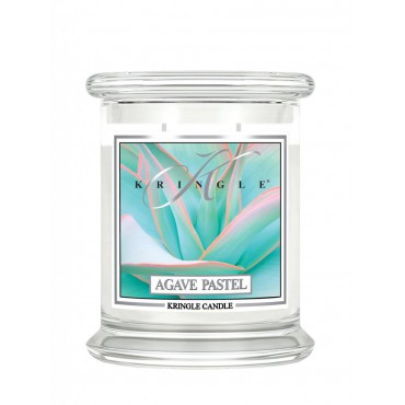 Medium Agave Pastell Kringle Kerze