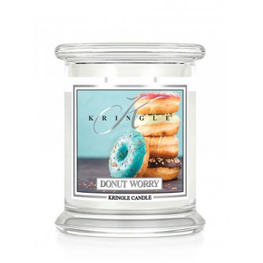 Medium Donut Worry Kringle Kerze