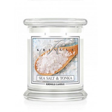 Kringle Candle Meersalz & Tonka mittelgroße Kerze