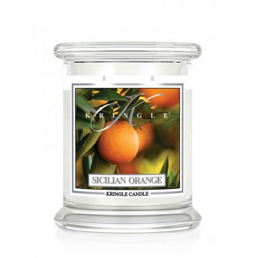 Medium Sizilianische Orange Kringle Kerze
