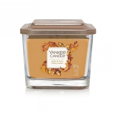 Elevation medium Amber & Acorn Kerze von Yankee Candle