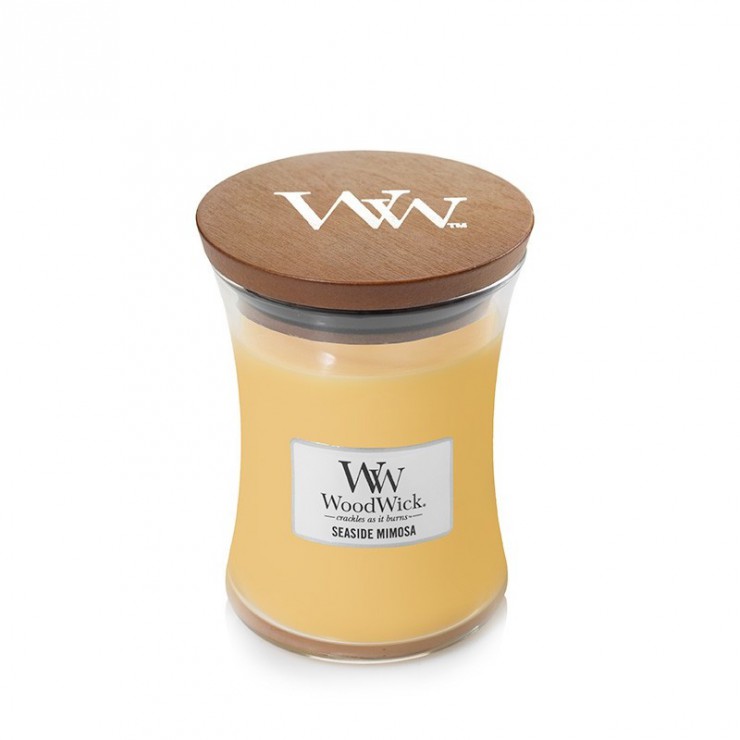 Woodwick Seaside Mimosa Medium Kerze