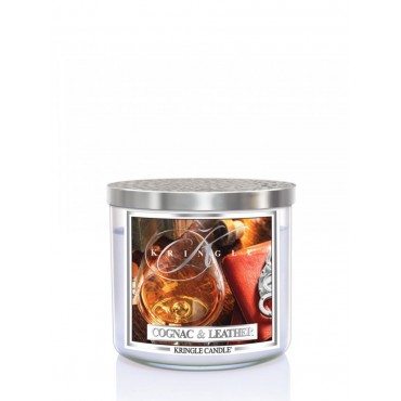 Tumbler Cognac & Leder Kringle Kerze