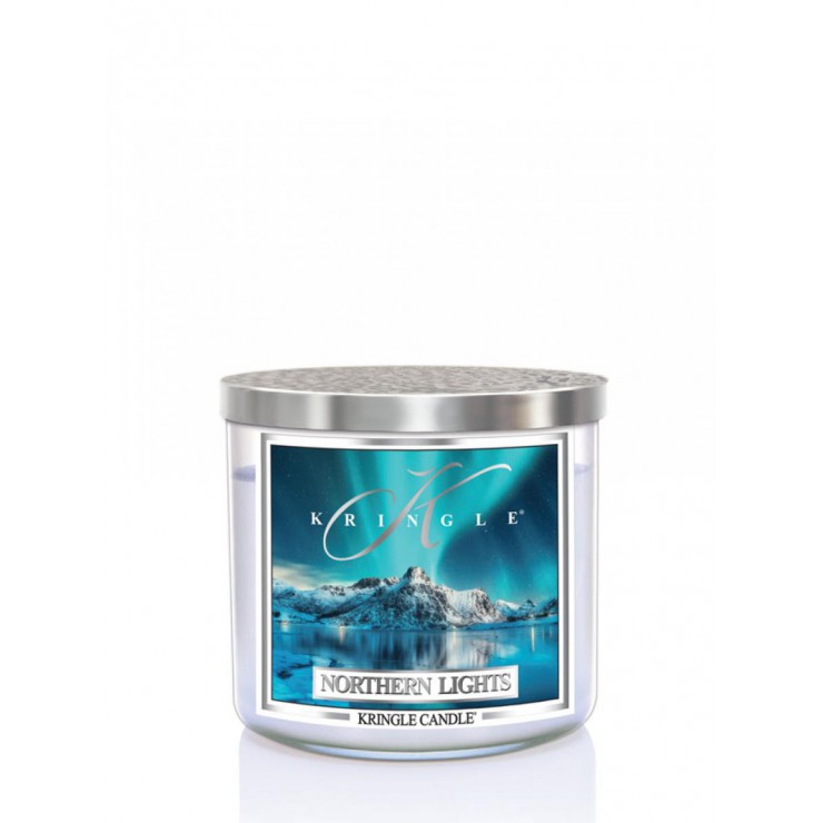 Becher Nordlichter Kringle Kerze