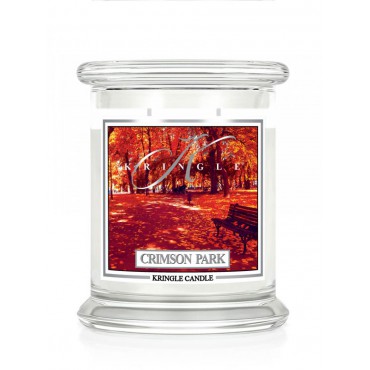 Medium Crimson Park Kringle Kerze