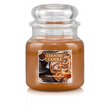 Medium Zimtschnecken Country Kerze