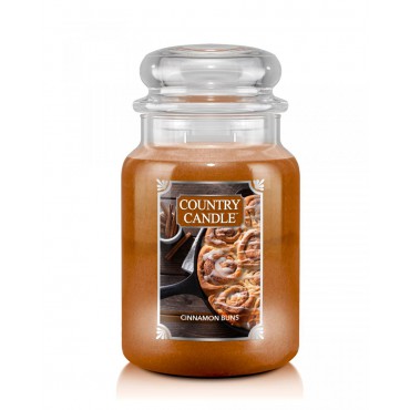 Große Zimtschnecken Country Kerze