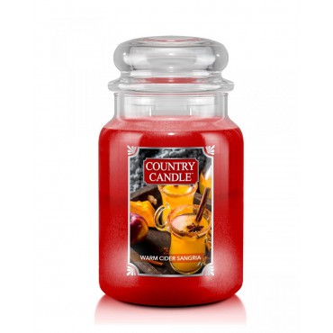 Große Warm Cider Sangria Land Kerze