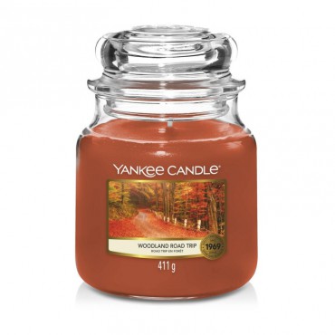Woodland Road Trip mittelgroße Kerze von Yankee Candle