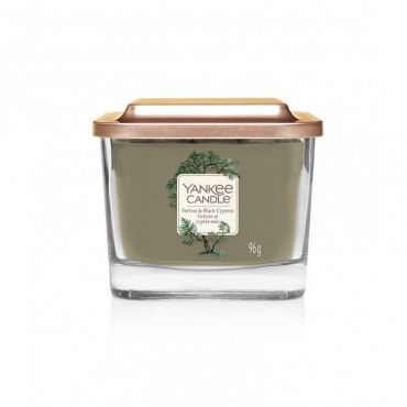 Elevation kleine Vetiver & Black Cypress Kerze von Yankee Candle