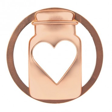 Rose Gold Illumalid Glaskappe - Jarcon Yankee Candle