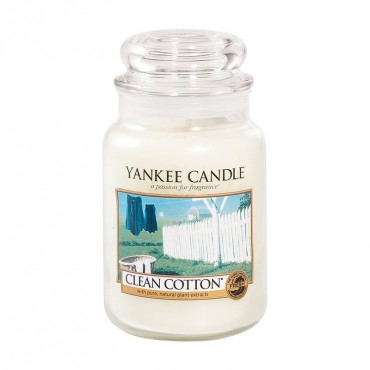 Große Clean Cotton Yankee Kerze