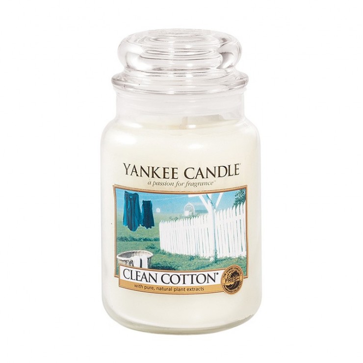 Große Clean Cotton Yankee Kerze