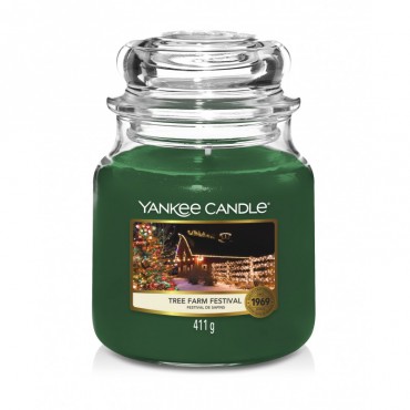Medium Tree Farm Festiva Kerze von Yankee Candle