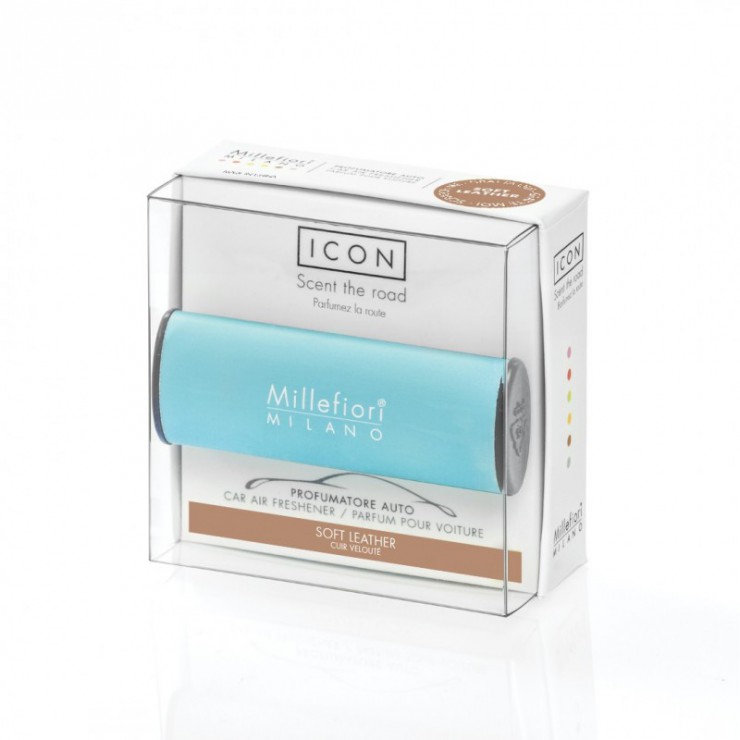 Car Icon Classic Soft Leather Auto-Lufterfrischer Millefiori Milano