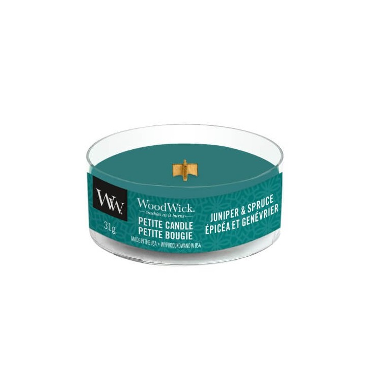 Petite Wacholder & Fichte WoodWick Kerze
