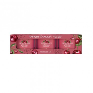 Mini 3er Pack Black Cherry Yankee Kerze