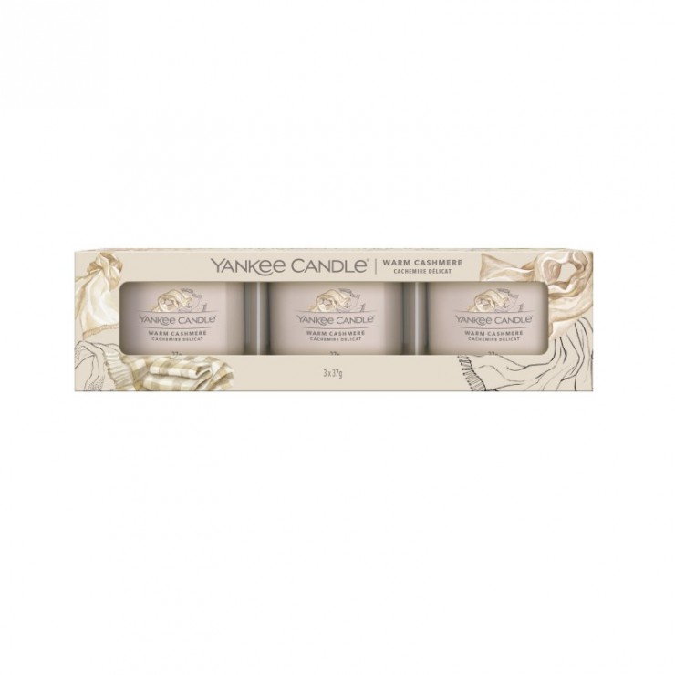 Yankee Candle mini 3er Pack Warm Cashmere Kerze Yankee Candle mini 3er Pack Warm Cashmere Kerze