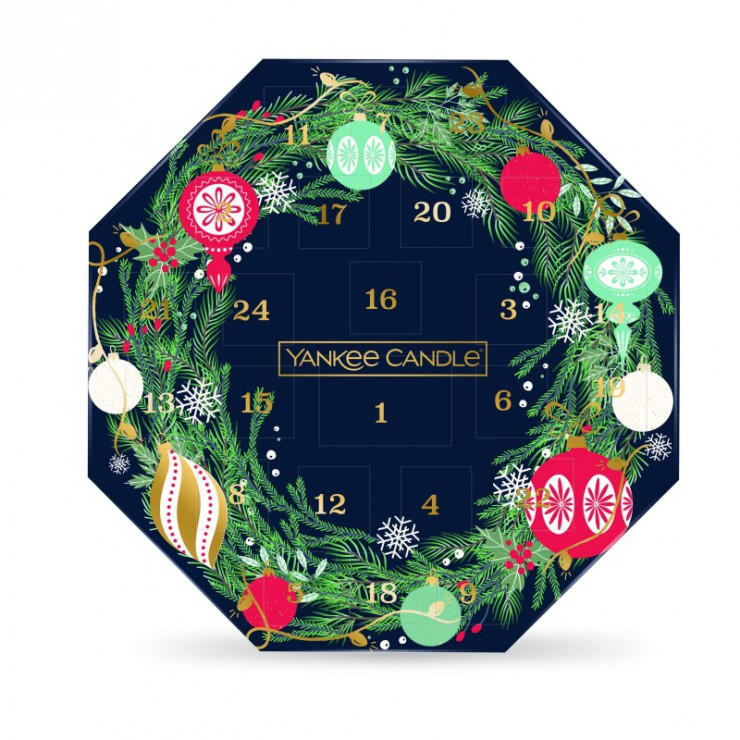 Countdown bis Weihnachten - Yankee Candle Adventskalender mit Kränzen