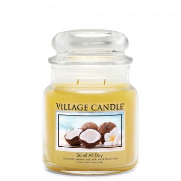 Medium Soleil All Day Village Kerze
