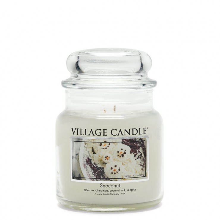Medium Snoconut Village Kerze