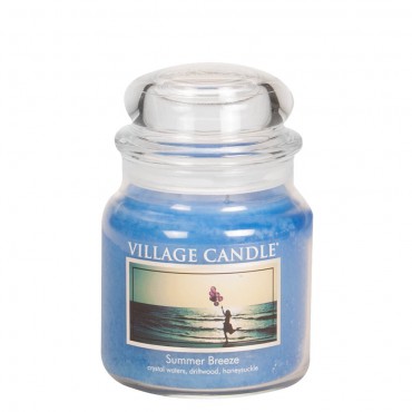 Medium Summer Breeze Village Kerze