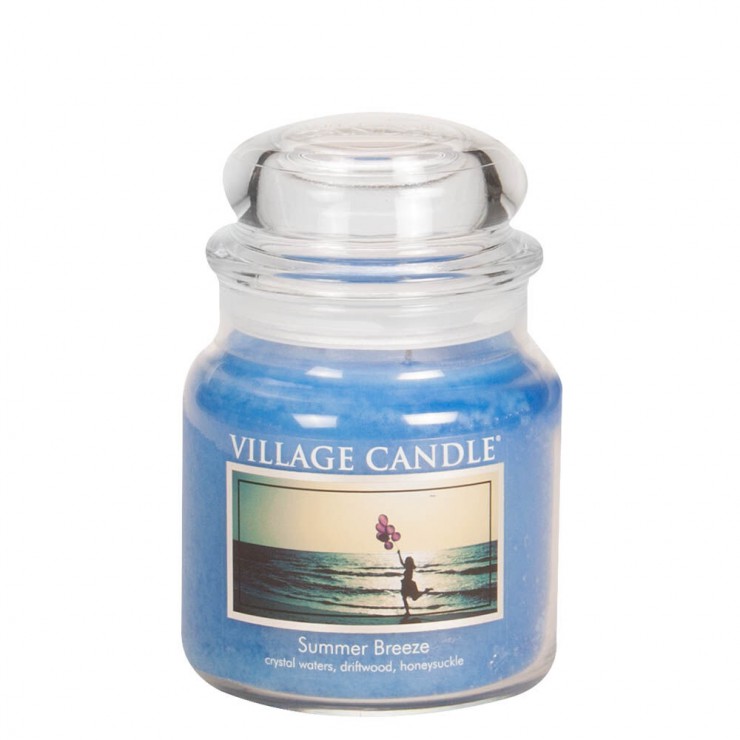 Medium Summer Breeze Village Kerze