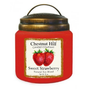 Große Kerze Sweet Strawberry Chestnut Hill