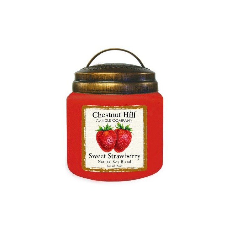 Große Kerze Sweet Strawberry Chestnut Hill