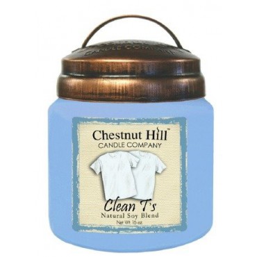 Große Clean T's Chestnut Hill Kerze