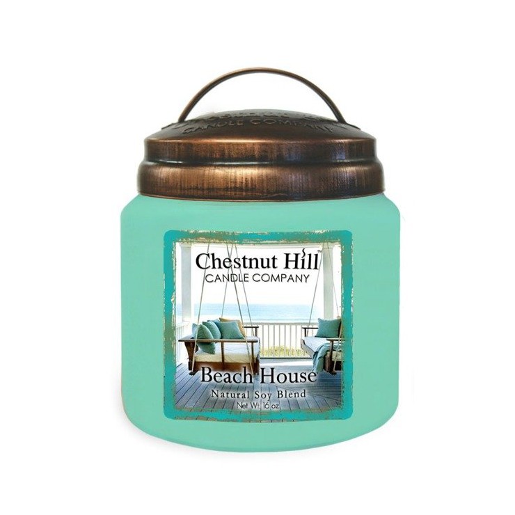 Große Strandhaus Pfütze Chestnut Hill Kerze