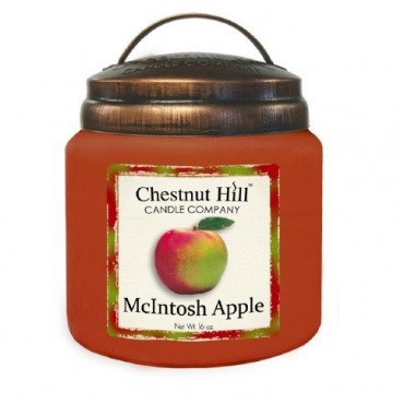 Große McIntosh Apfel Pfütze Chestnut Hill Kerze