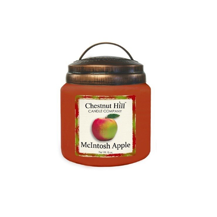 Große McIntosh Apfel Pfütze Chestnut Hill Kerze