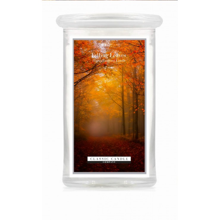 Große Kerze Falling Leaves Classic