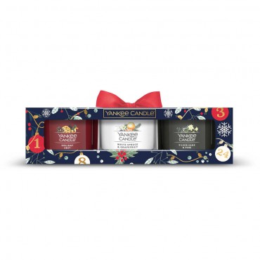 Countdown To Christmas - Yankee Candle Mini-Kerzen-Set mit 3 Kerzen