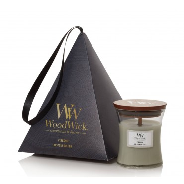 WoodWick Small Fireside Candle Geschenkset