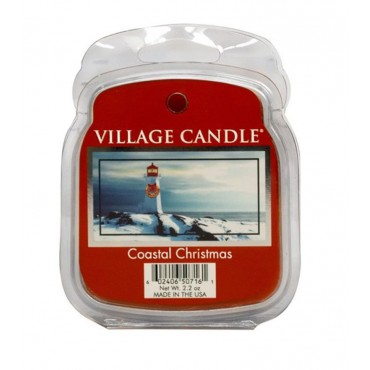 Coastal Christmas Village Kerze Wachs