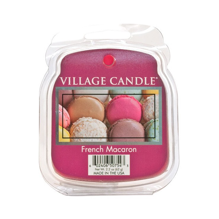 Französisch Macaron Village Kerzenwachs