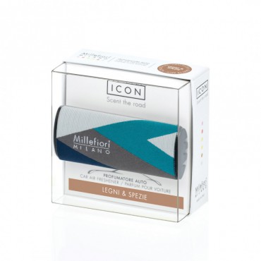 Auto Icon Textil Geometrischer Auto-Lufterfrischer Legni & Spezie Millefiori Milano