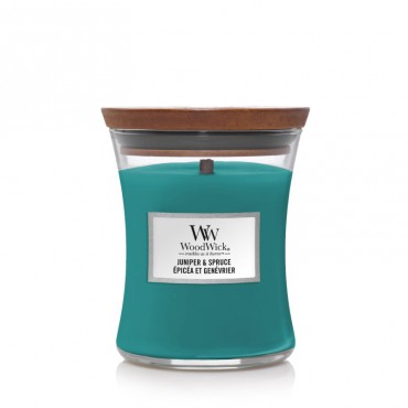 Medium Wacholder & Fichte Woodwick Kerze