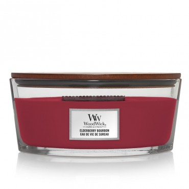 Hearthwick Elderberry Bourbon WoodWick Kerze