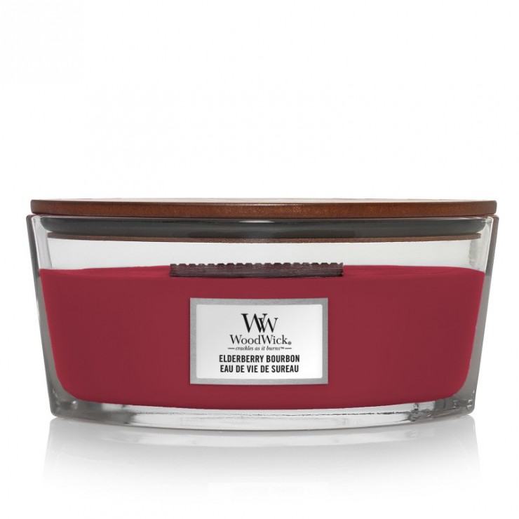 Hearthwick Elderberry Bourbon WoodWick Kerze