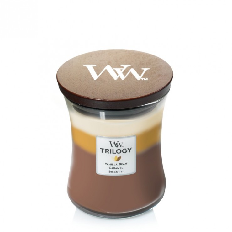 Medium Cafe Sweets Woodwick Kerze