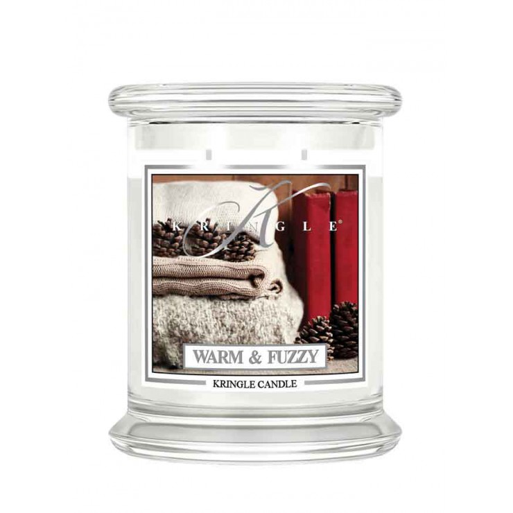 Medium Warm and Fuzzy Kringle Kerze