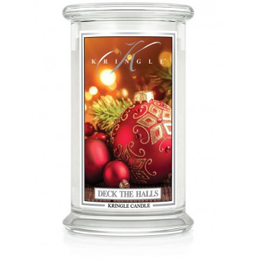 Große Deck The Halls Kringle Kerze