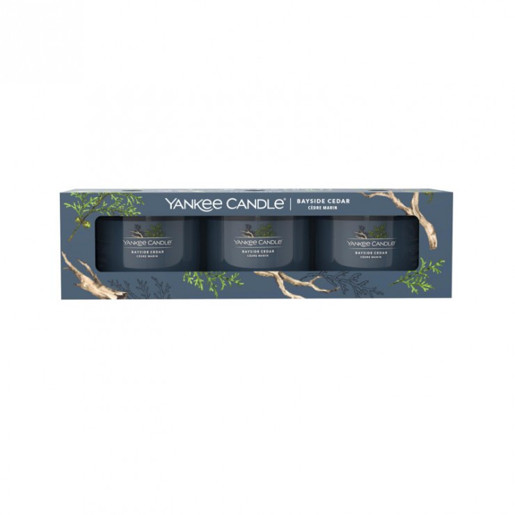 Bayside Cedar mini 3er Pack Yankee Candle