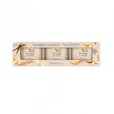 Yankee Candle Mini 3er Pack Vanille Creme Brulee Kerze