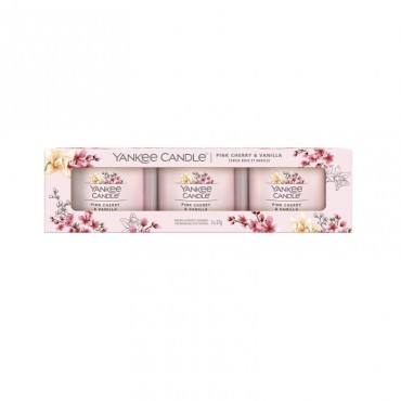 Yankee Candle Mini 3er Pack Pink Cherry Vanille Kerze