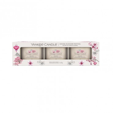 Yankee Candle mini 3er Pack Sakura Blossom Festival Kerze